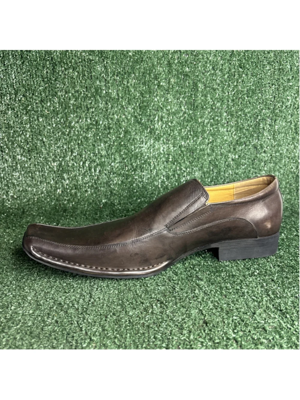 NEW Vintage Steve Madden 'Torell' Western Square Toe Loafer‎ Mens Size 12 Y2K